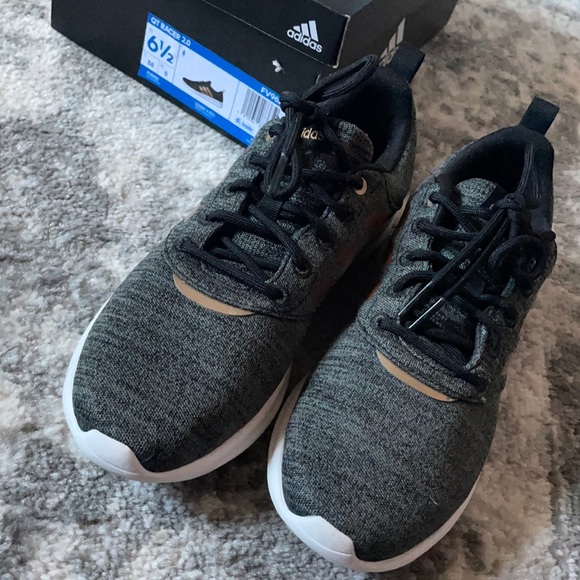 adidas Shoes - Adidas QT racer 2.0. Grey and rose gold
